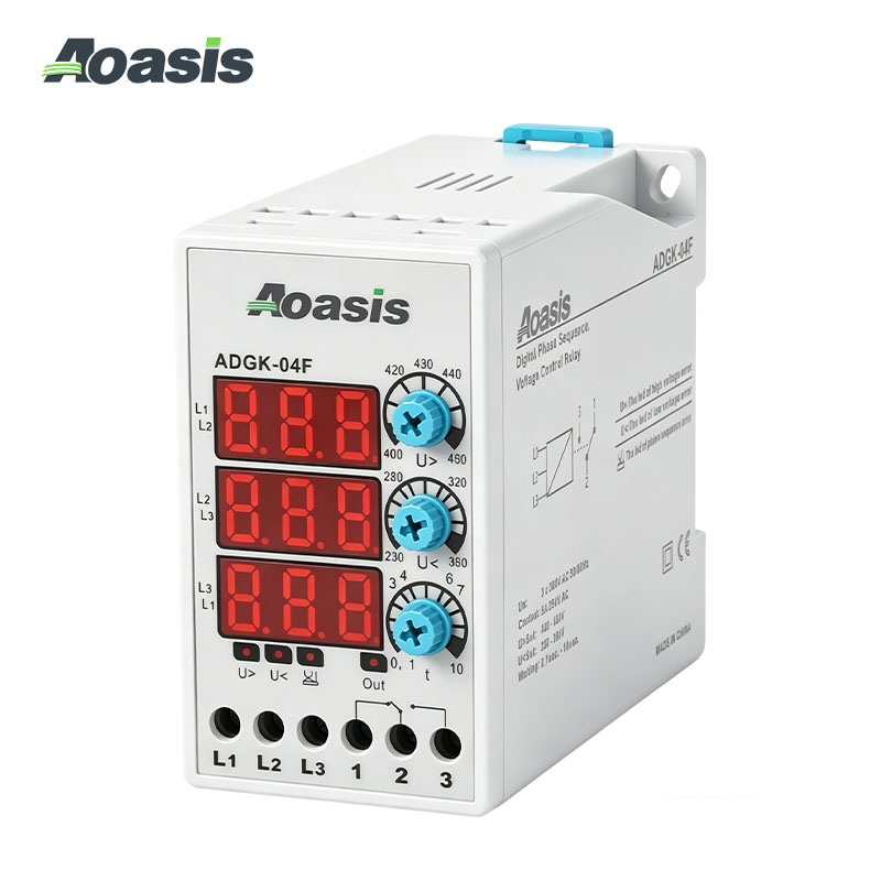 ADGK-04F Digital Display Voltage Control Relay